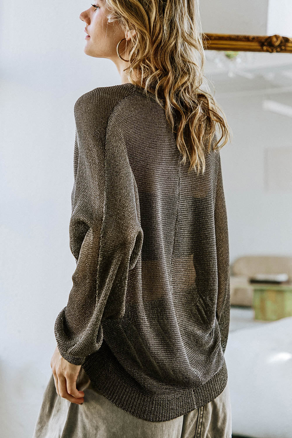 Imogen Sheer Sweater Top