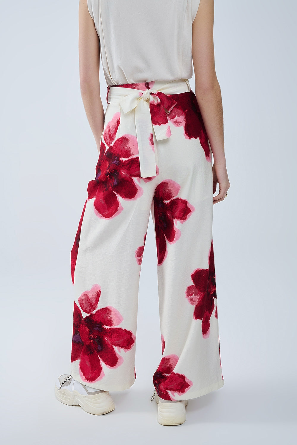 Paige Flower Print Palazzo Pants