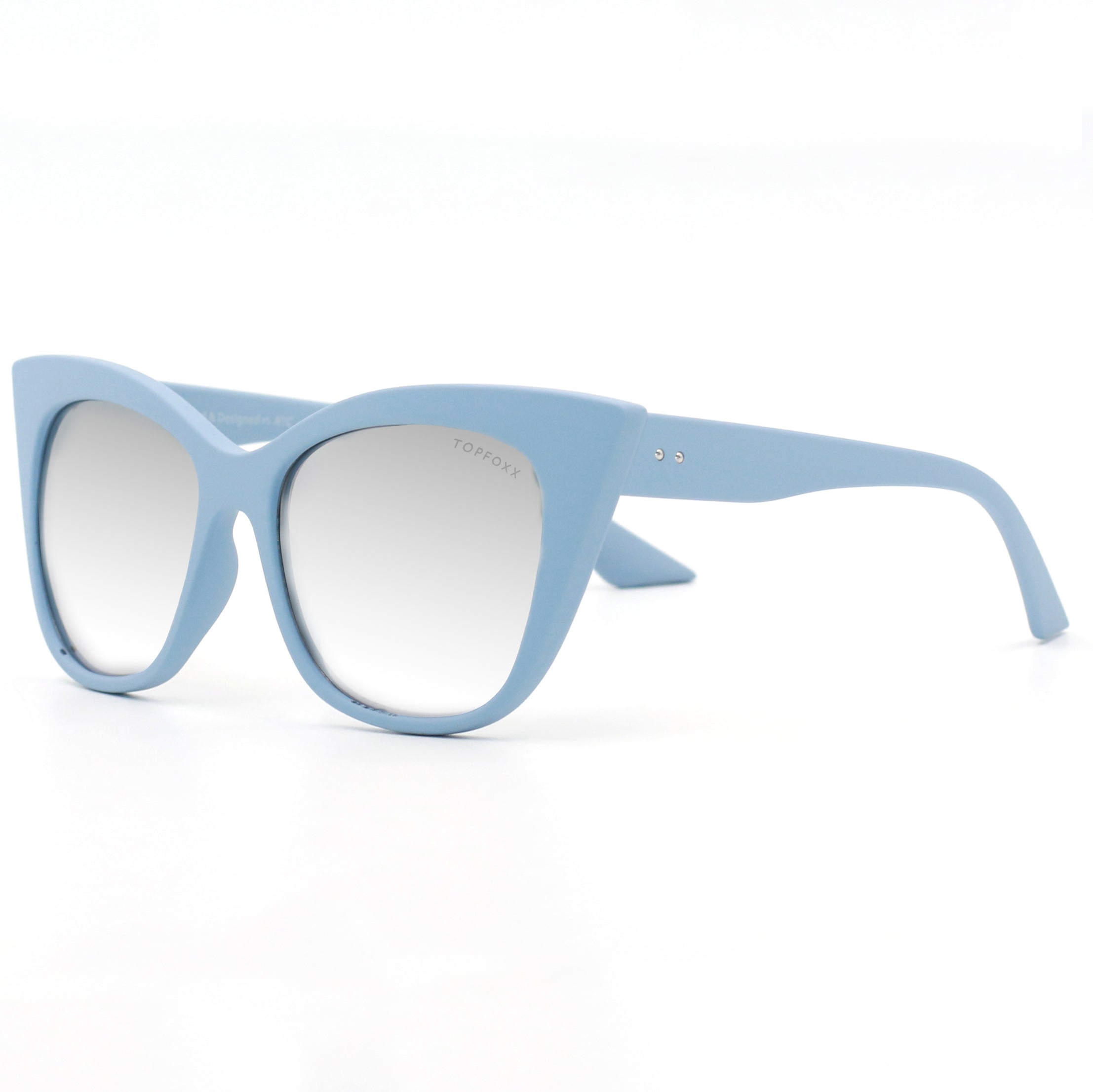 Venicia Blue Mirror Cateye