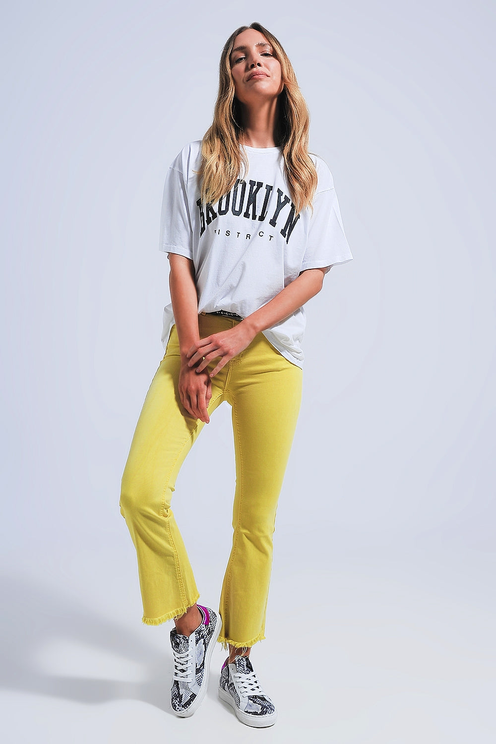 Brooklyn Graphic Tee in White