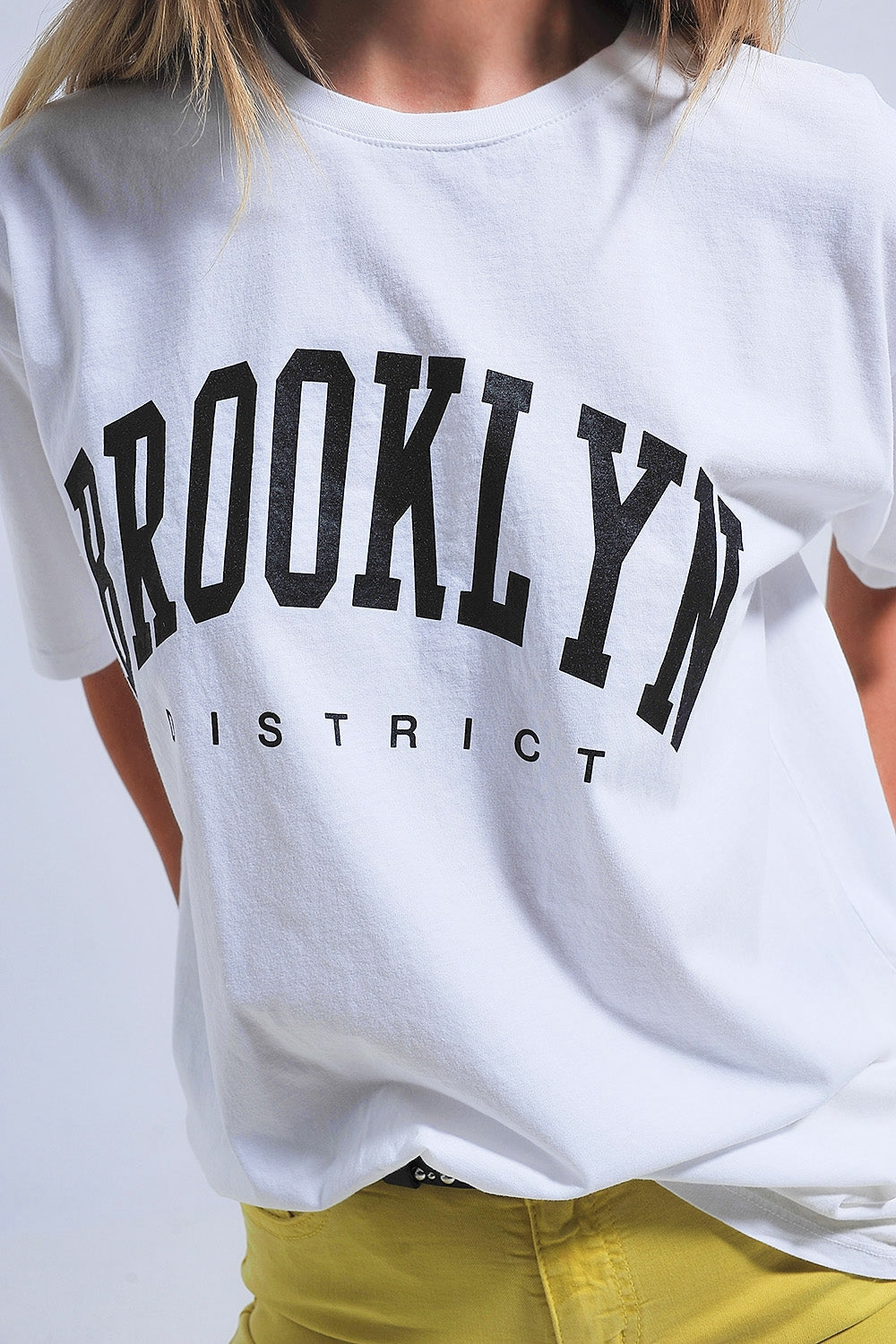 Brooklyn Graphic Tee in White