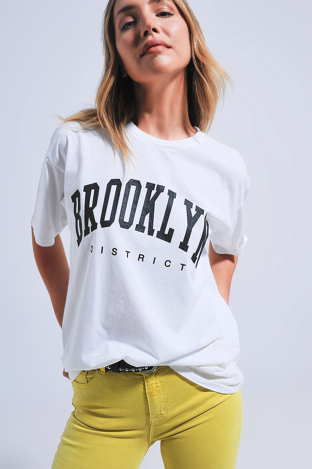 Brooklyn Graphic Tee in White
