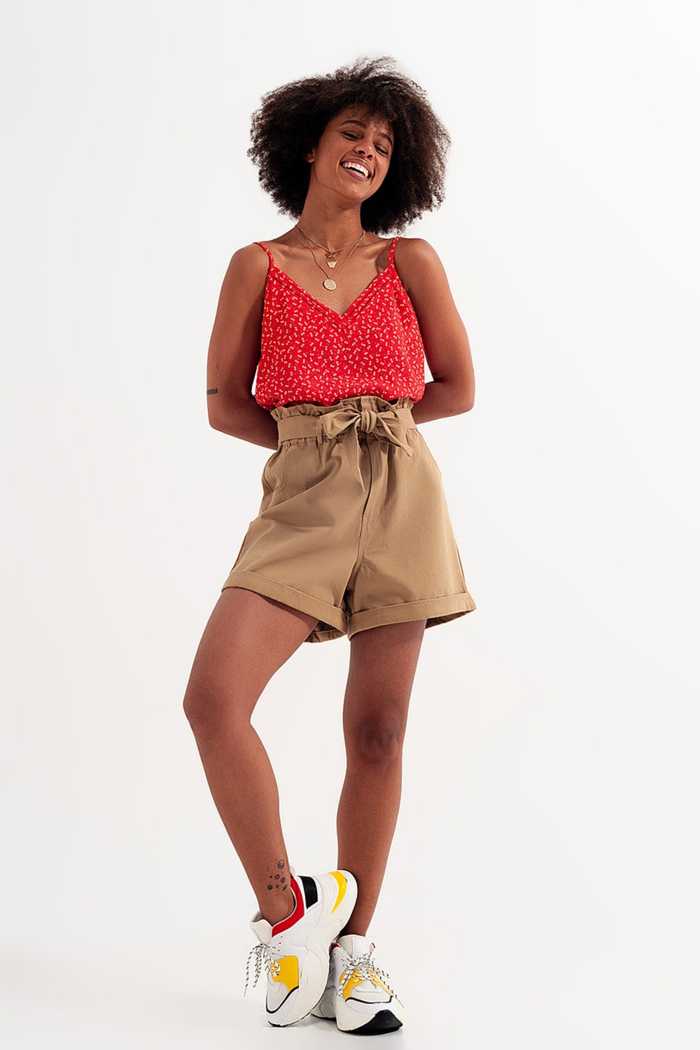 Regina Cherry Top in Red