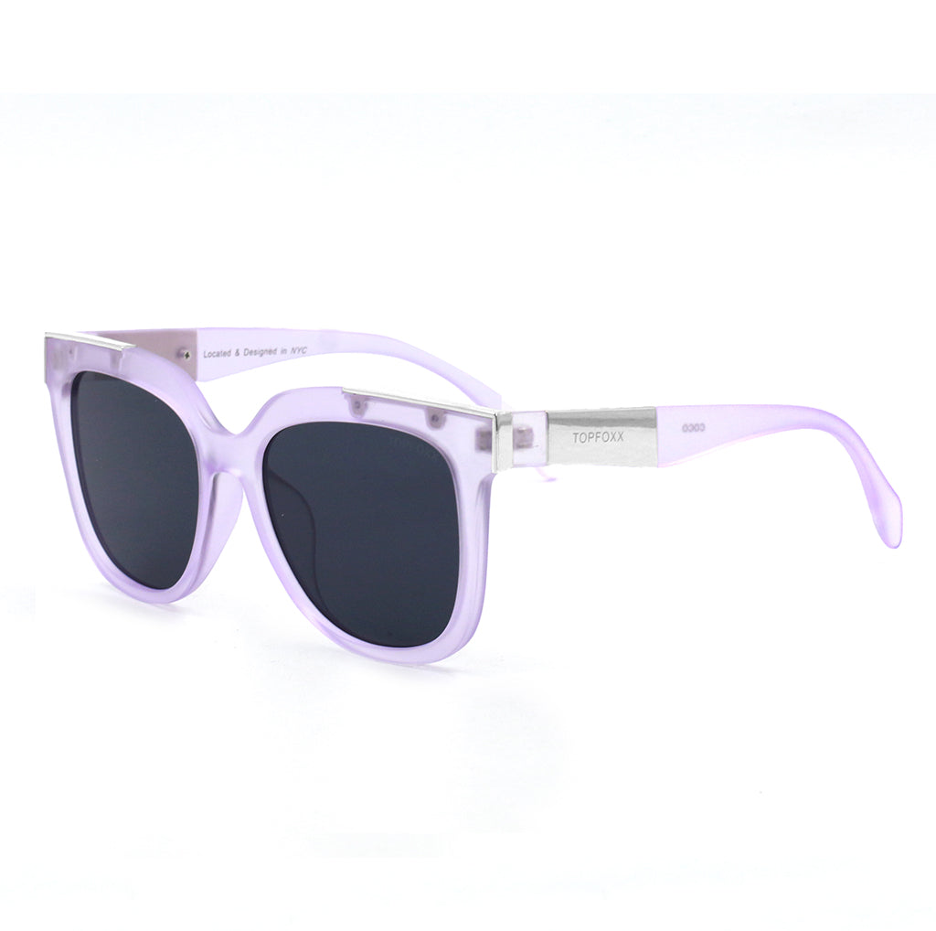 Coco Lilac Wayfarer Sunglasses
