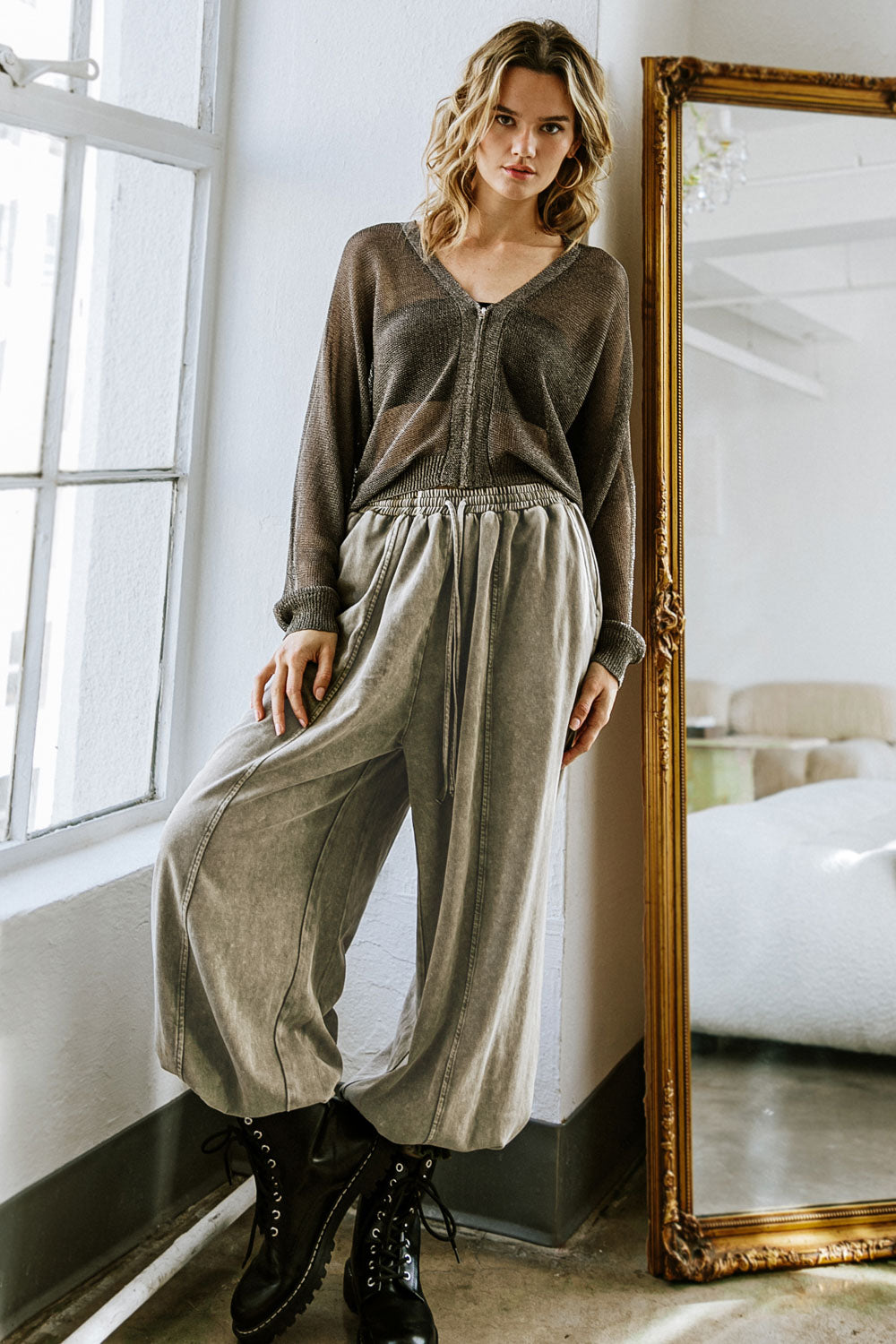 Imogen Sheer Sweater Top