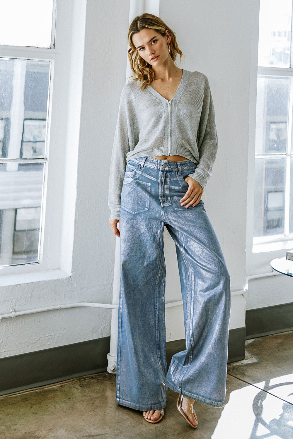 Imogen Sheer Sweater Top