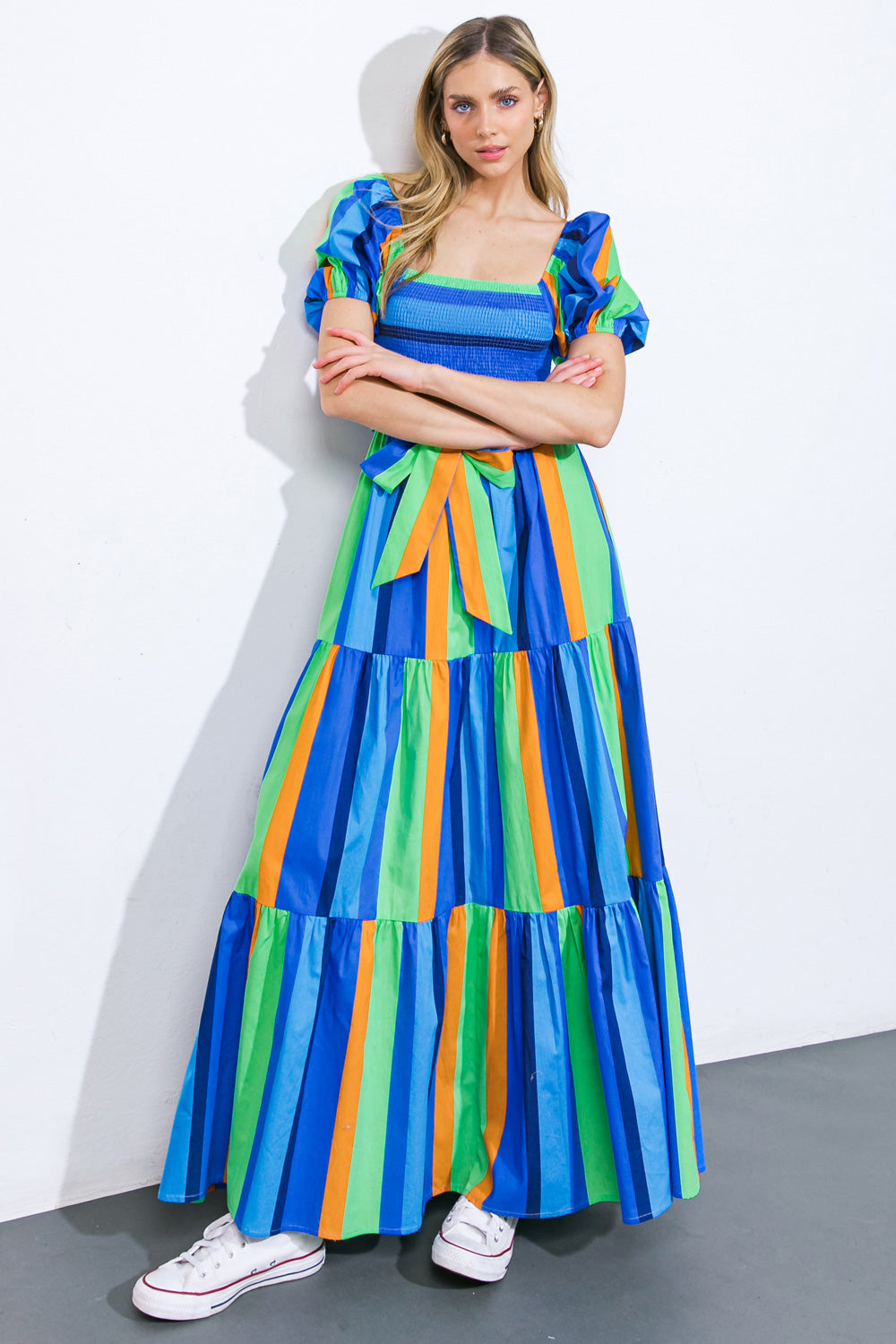 Vivi Woven Maxi Dress by Flying Tomato