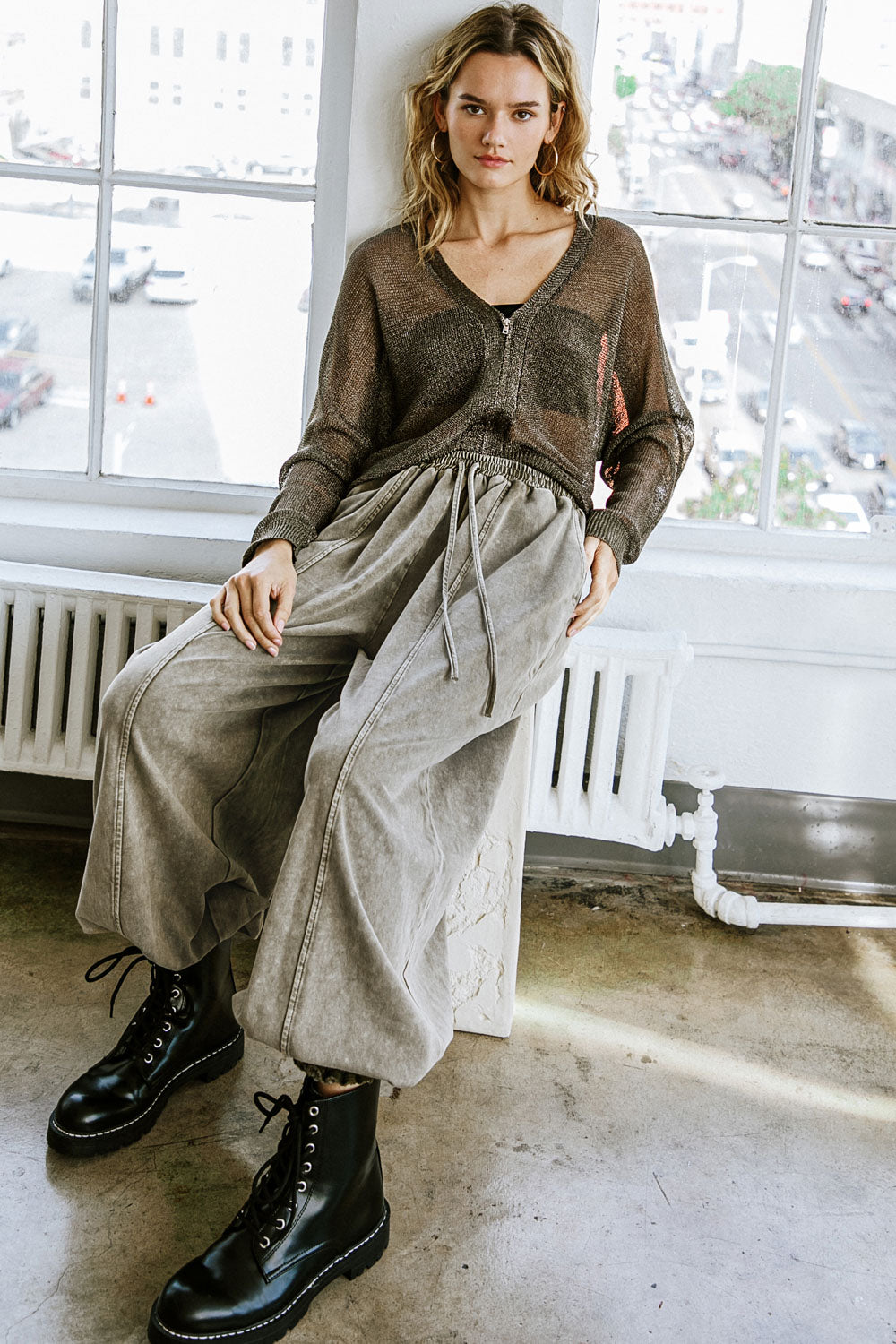 Imogen Sheer Sweater Top