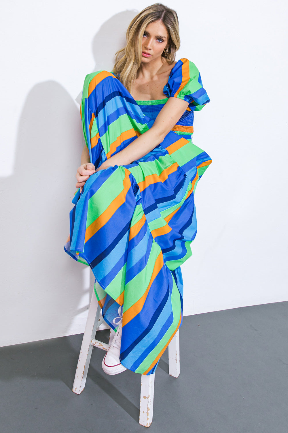 Vivi Woven Maxi Dress by Flying Tomato