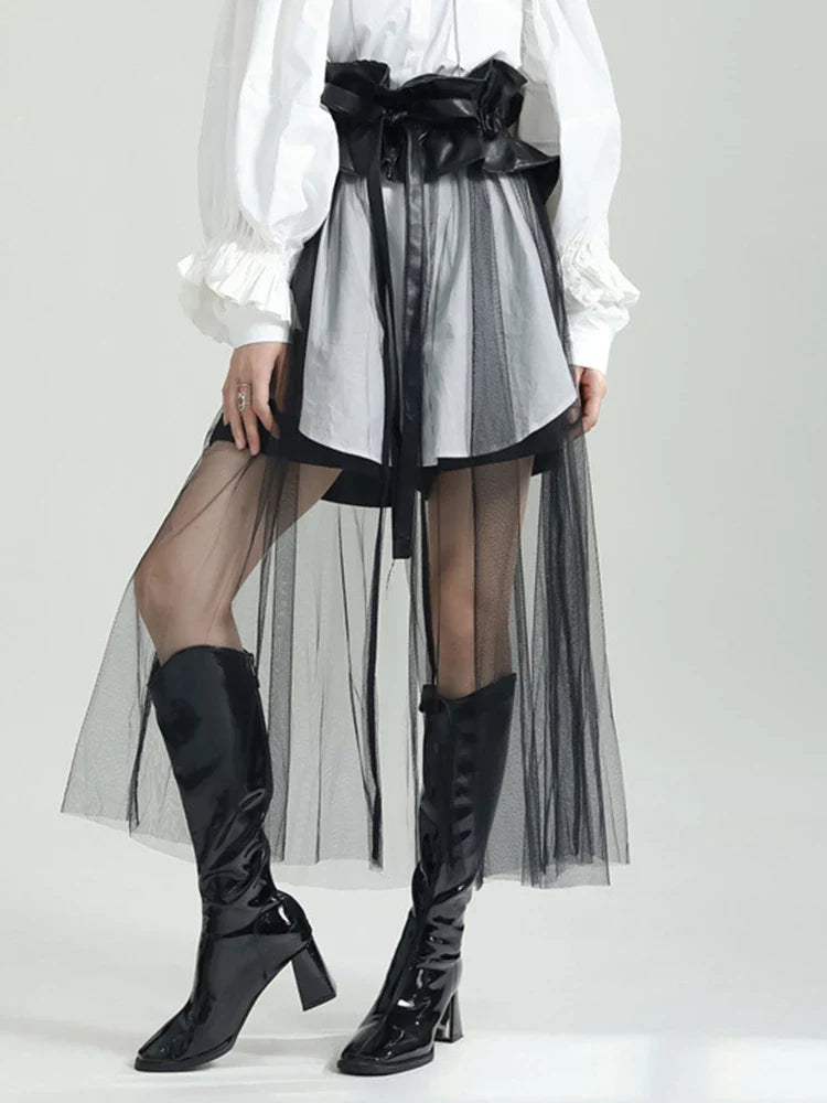Masami Sheer Tulle Skirt