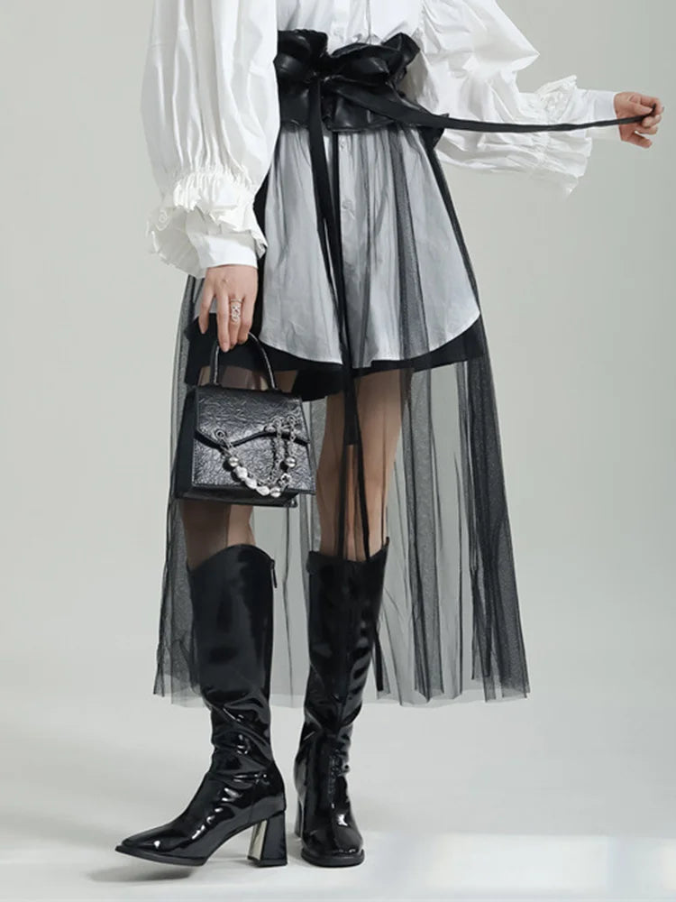 Masami Sheer Tulle Skirt