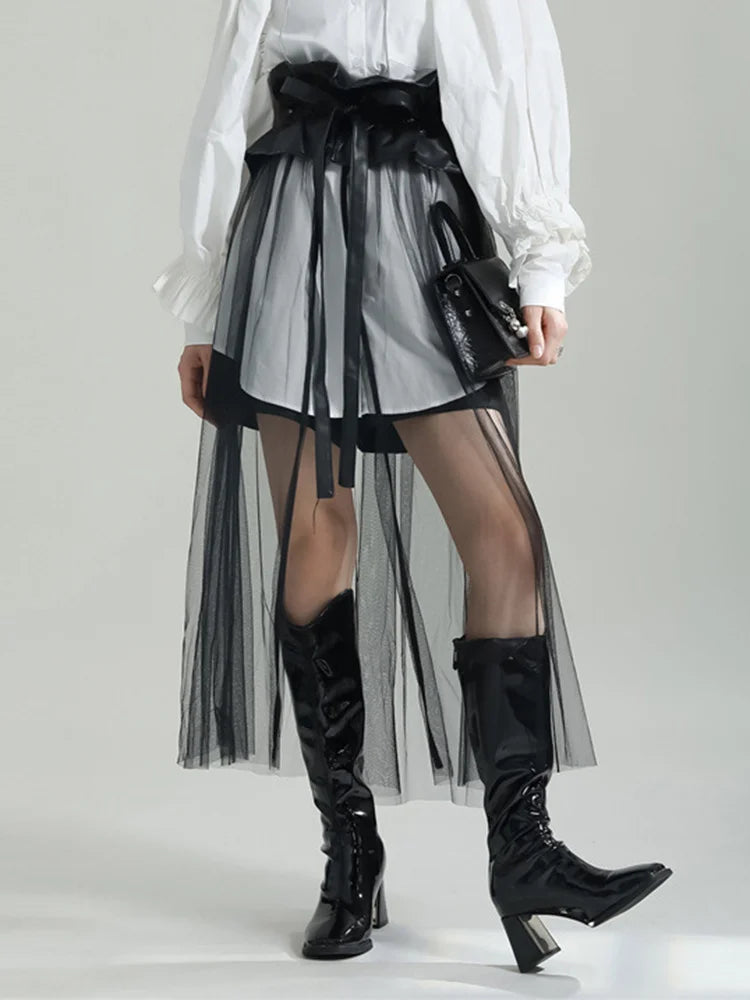 Masami Sheer Tulle Skirt
