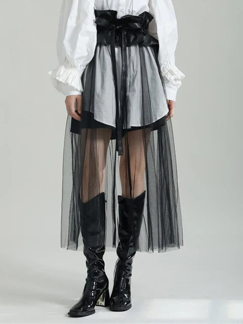 Masami Sheer Tulle Skirt