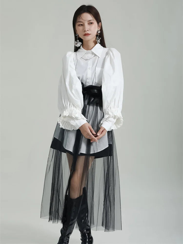 Masami Sheer Tulle Skirt