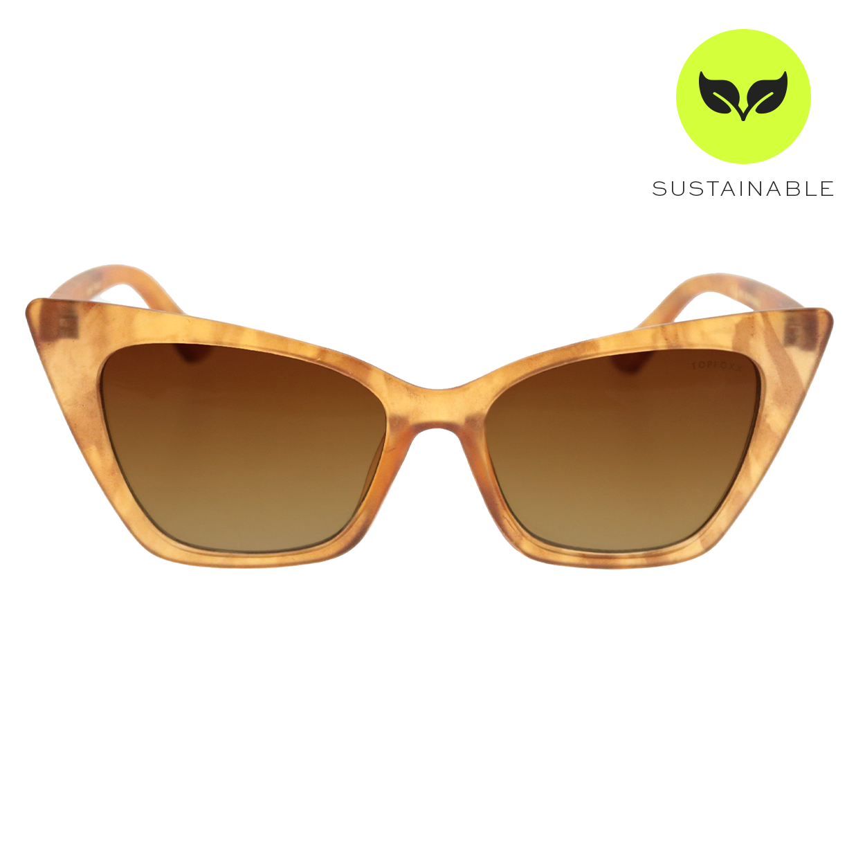 Soleil Translucent Cateye Sunglasses