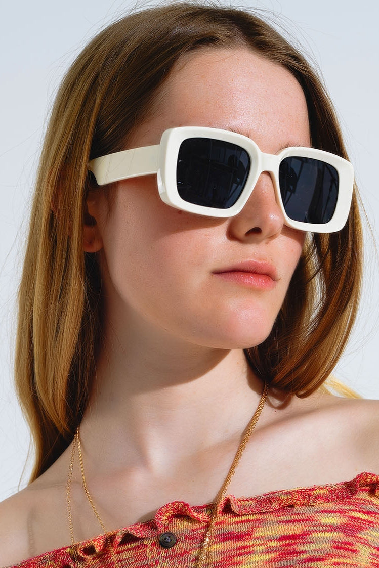 Blanca Oversized Rectangular Sunglasses