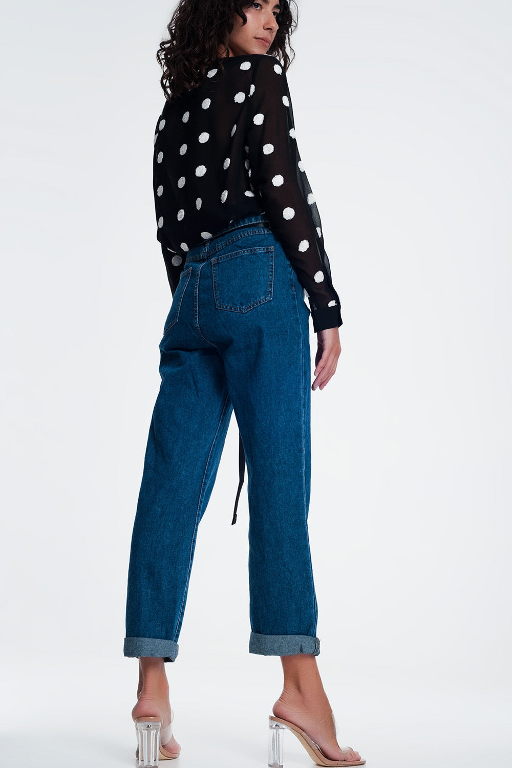 Tasha Retro Paper Bag Jeans