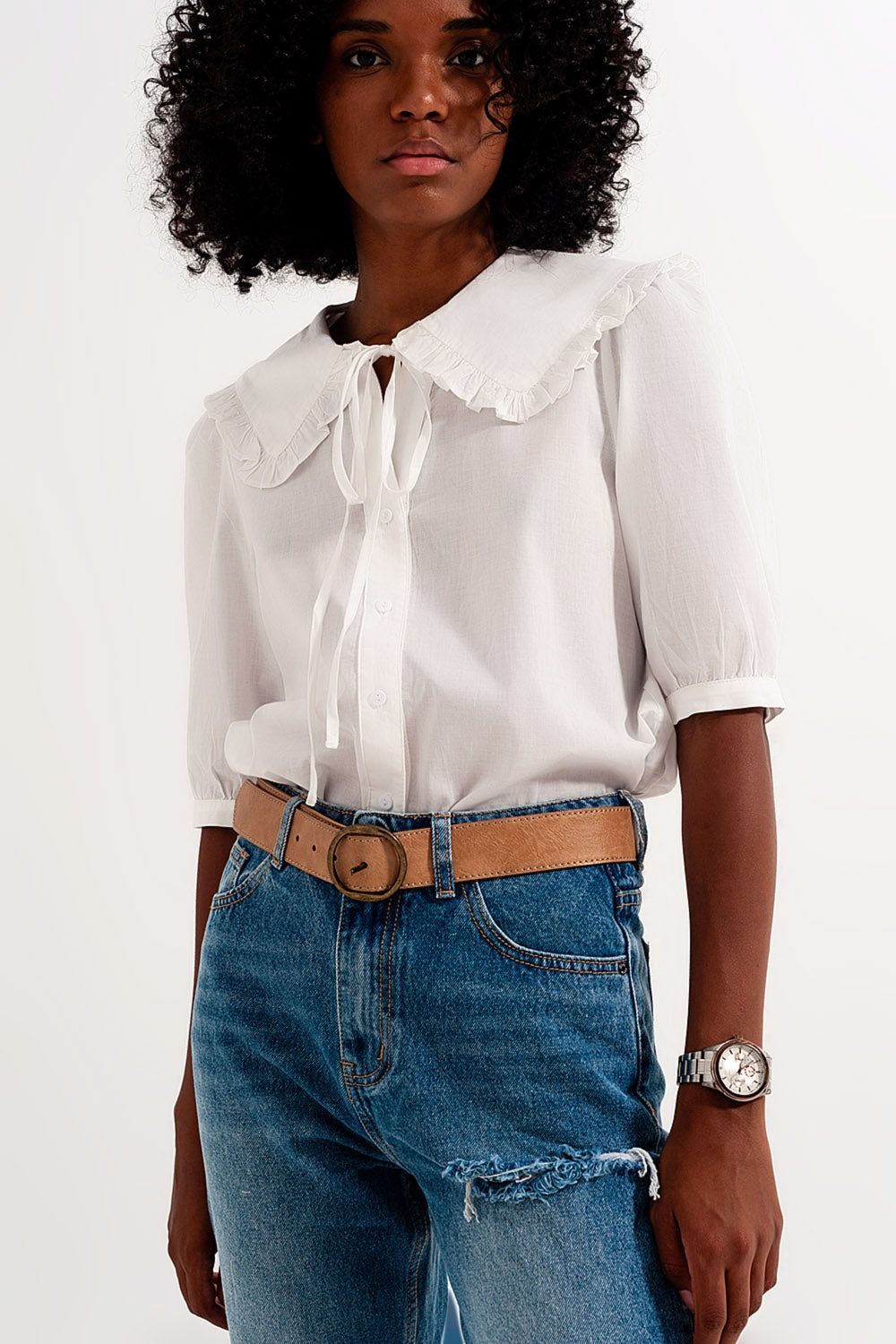 Pecola Prairie Collar Blouse