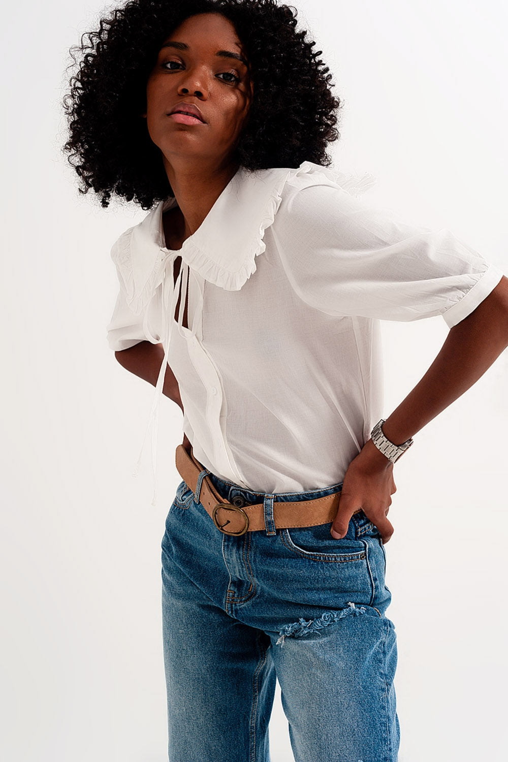 Pecola Prairie Collar Blouse