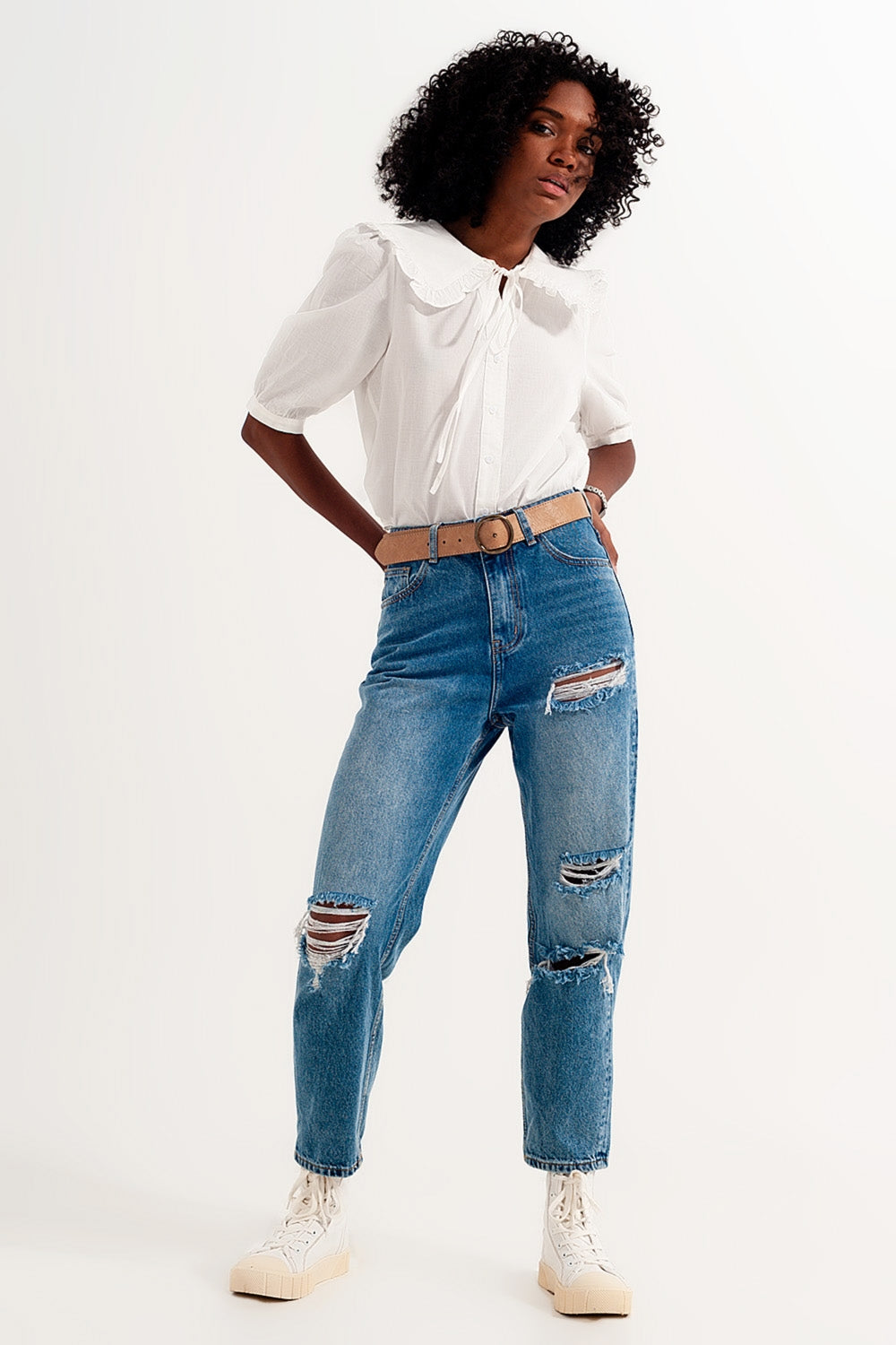 Pecola Prairie Collar Blouse