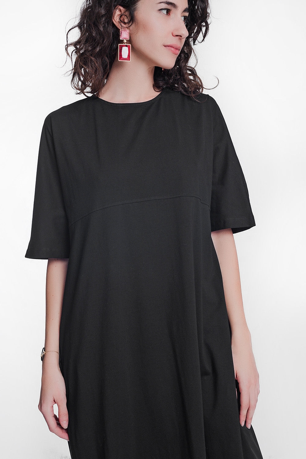 Orianna Poplin T-Shirt Dress