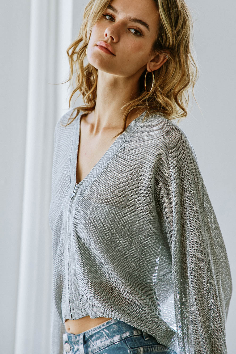 Imogen Sheer Sweater Top