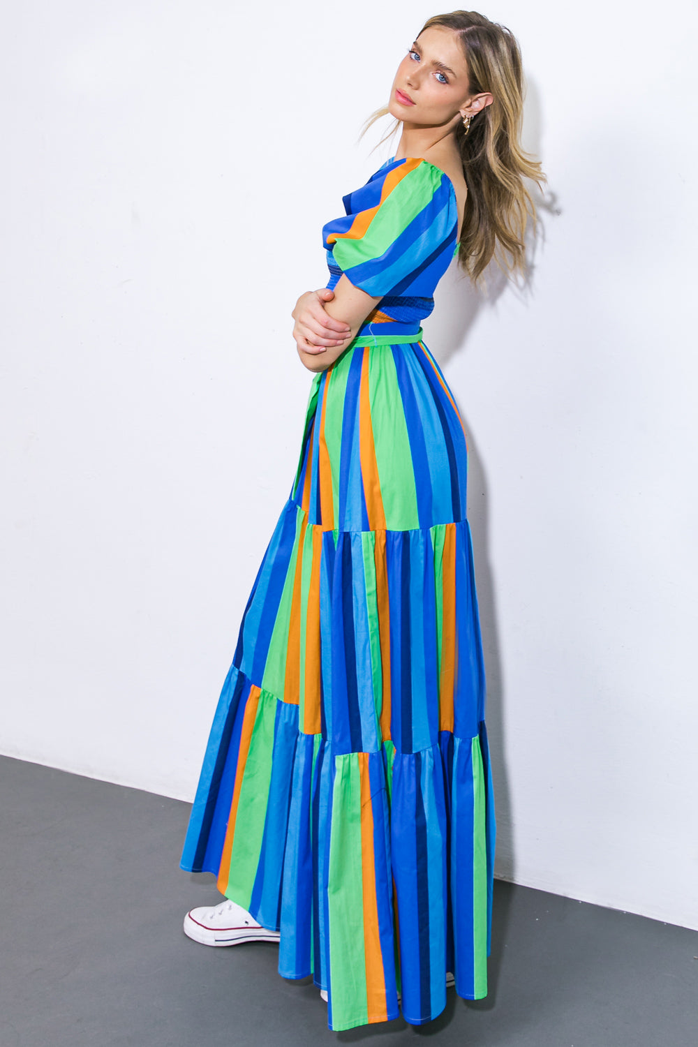 Vivi Woven Maxi Dress by Flying Tomato