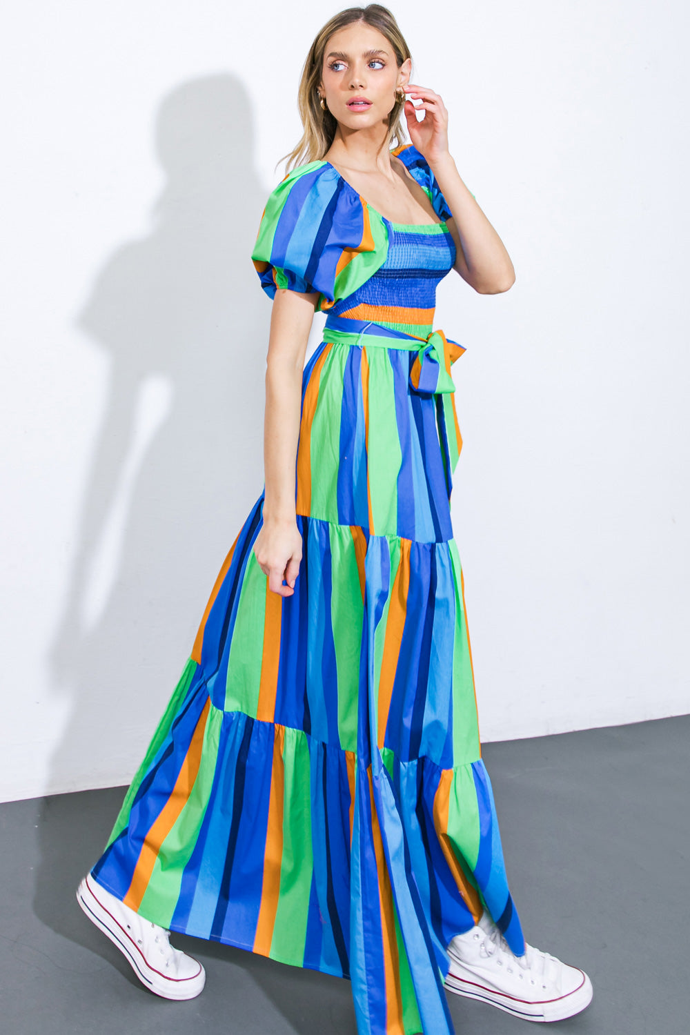 Vivi Woven Maxi Dress by Flying Tomato