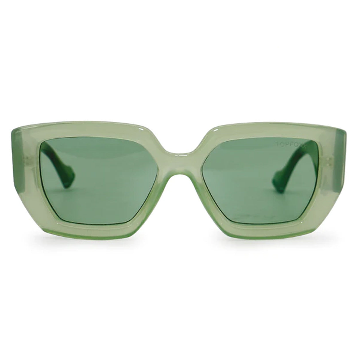 Chloe Green Oversized Sunglasses