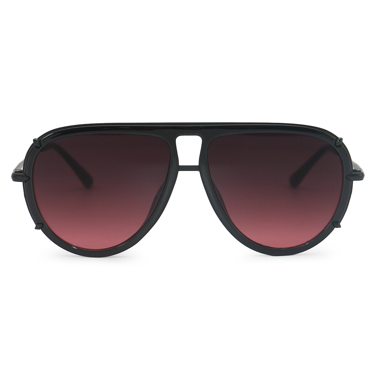 Ivy Luxe Aviator Sunglasses in Ruby
