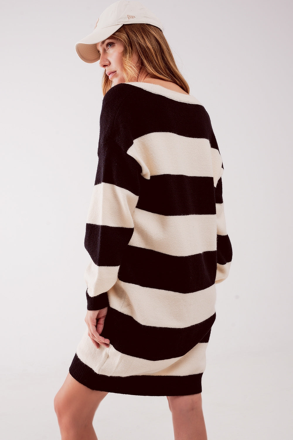 Ilona Striped Sweatshirt Dress