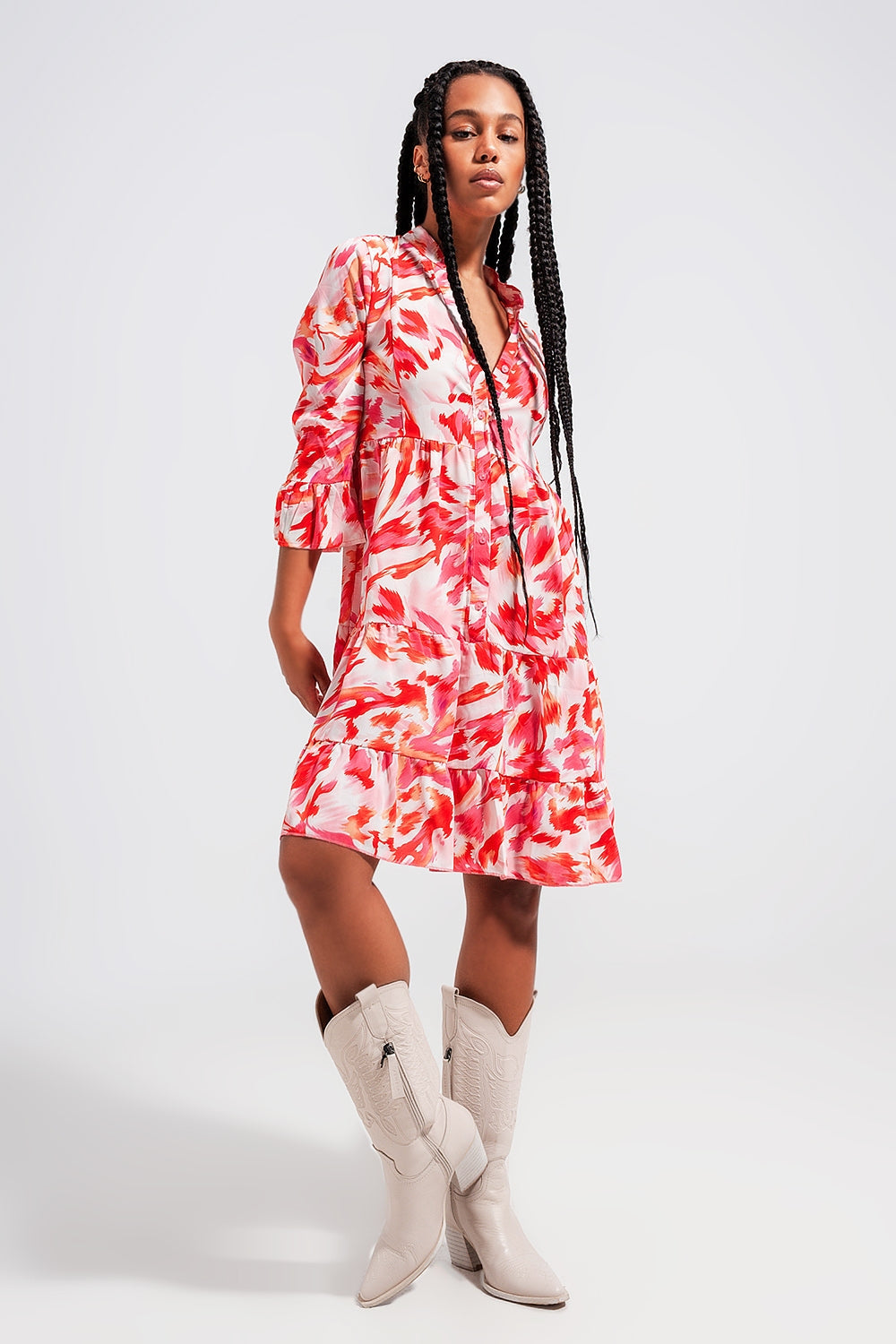 Bessie Tiered Mini Dress