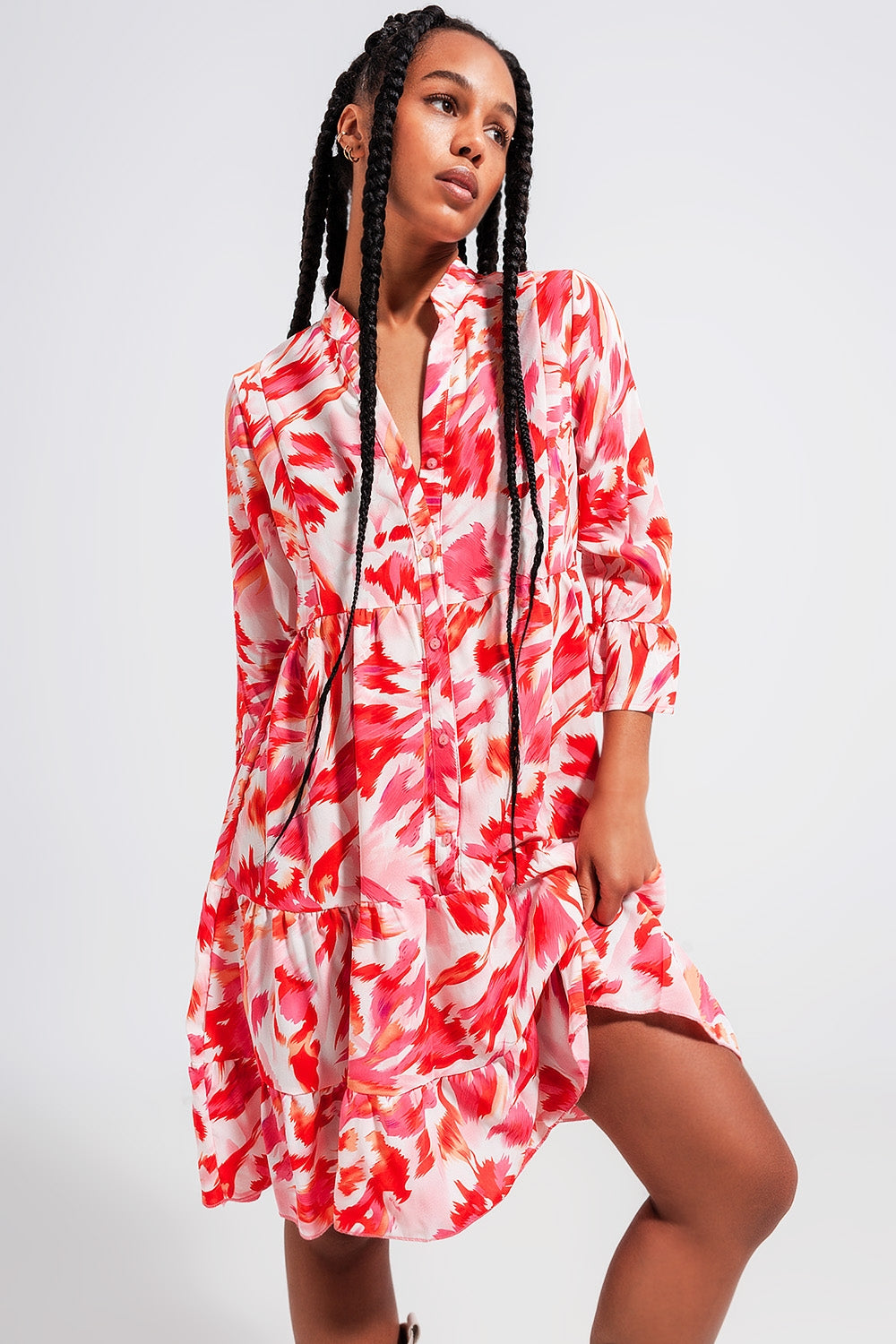 Bessie Tiered Mini Dress