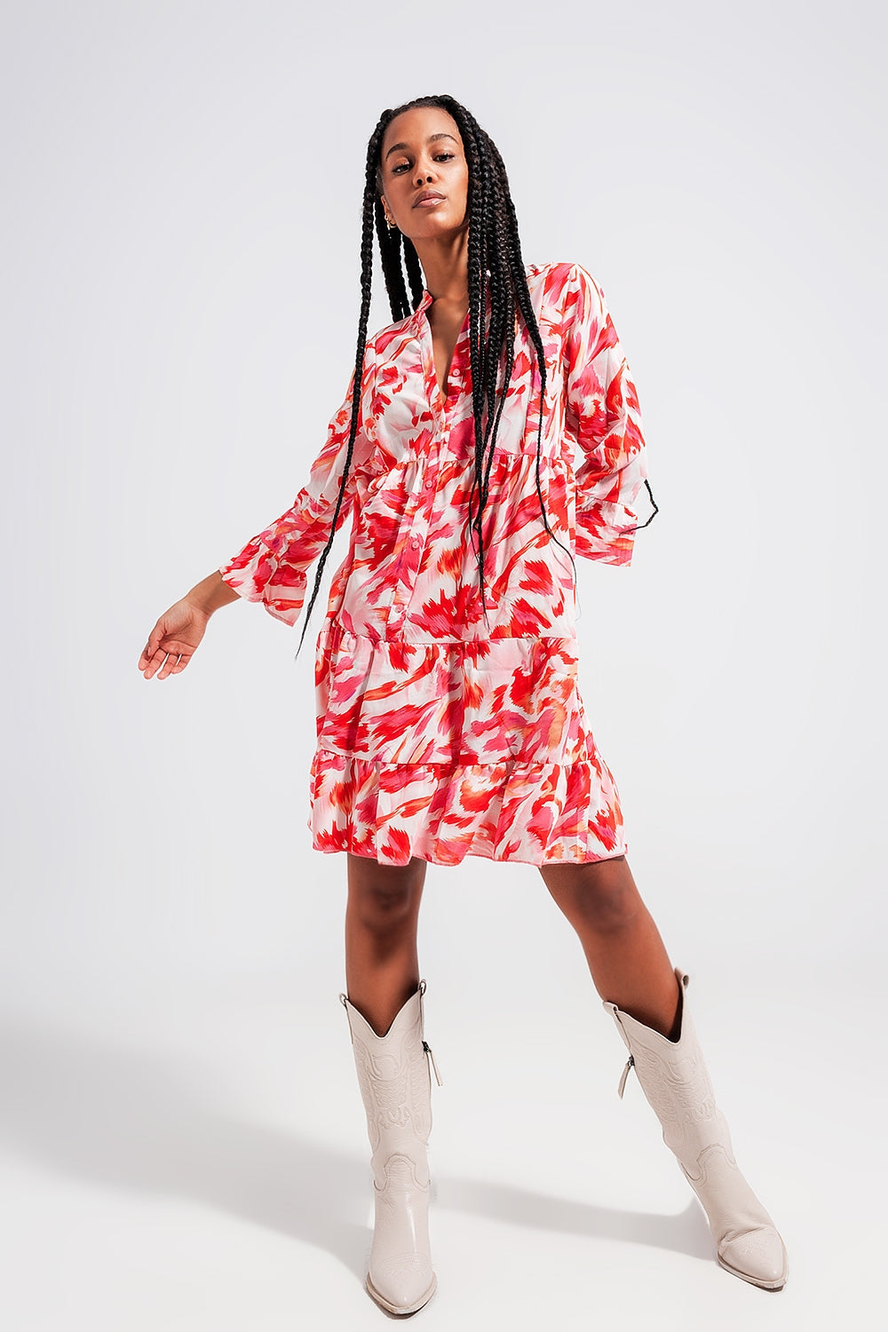 Bessie Tiered Mini Dress