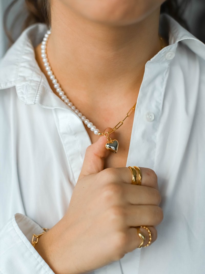 Elayna Heart Necklace